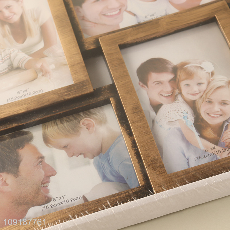 Hot Sale 6PCS 4X6 Inch Decorative Wall Hanging Plastic Picture Frames