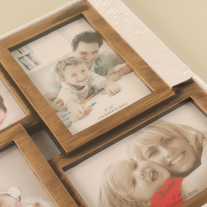 Hot Sale 6PCS 4X6 Inch Decorative Wall Hanging Plastic Picture Frames