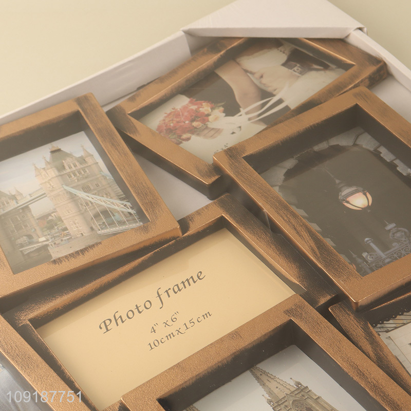 New Arrival 12PCS 4X6 Inch Plastic Picture Frames Wall Photo Frames