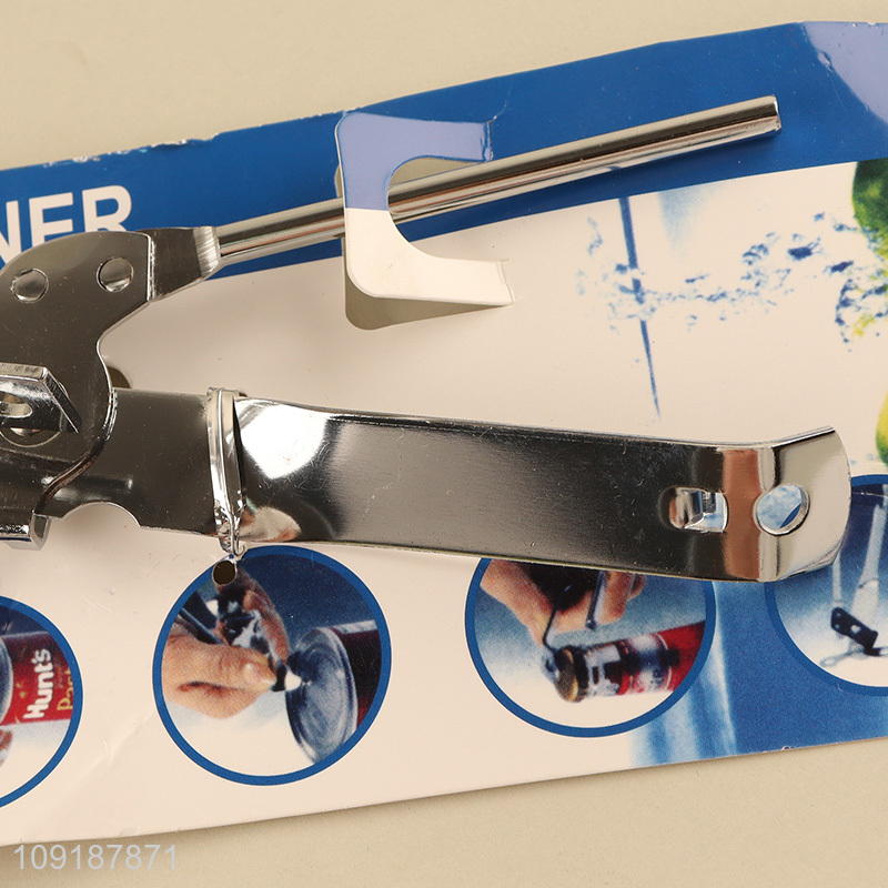 High Quality Adjustable Stainles Steel Can Opener for Weak Hands