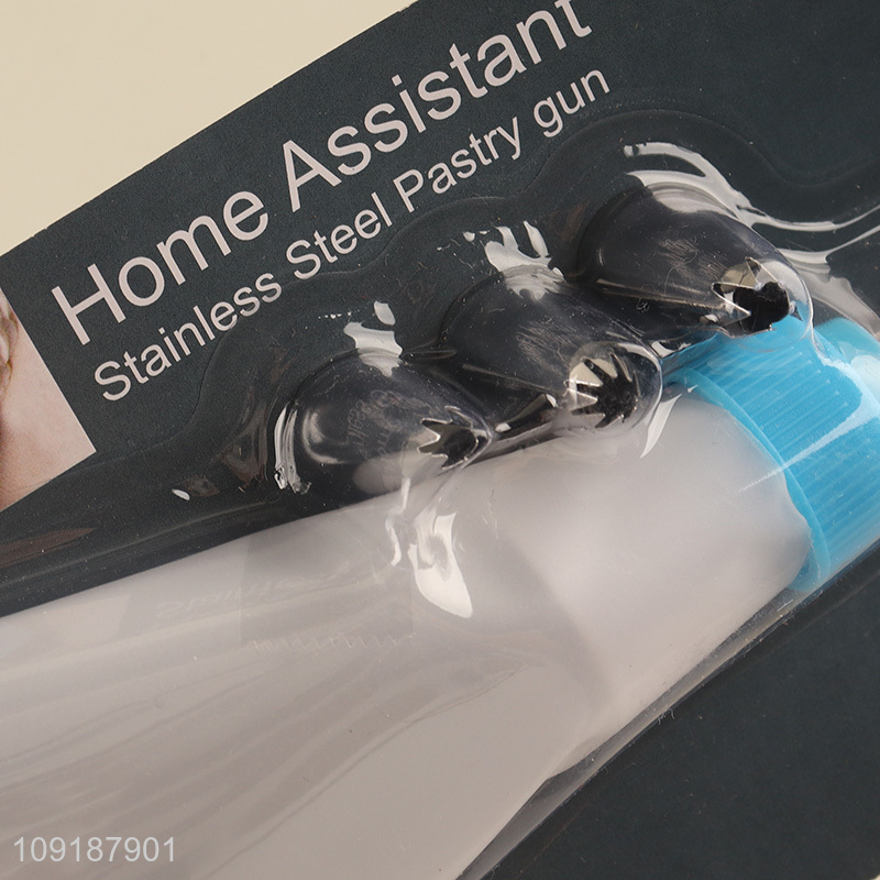 Factory Supply 4PCS Piping Bags And Tips Set Cake Decorating Tools