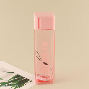 New Arrival 500ML Plastic Water Bottle Custom Leakproof Water Bottle