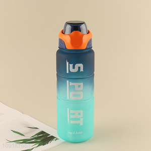 New Product 1300ML Gradient Color Plastic Water Bottle Sports Water Bottle