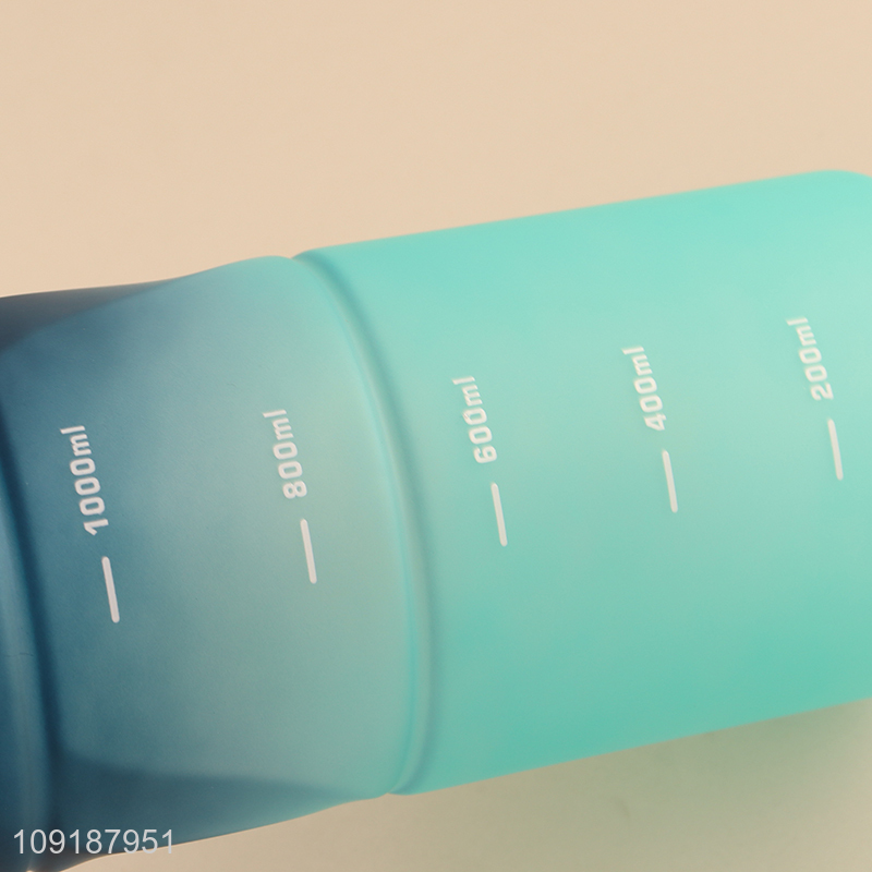 New Product 1300ML Gradient Color Plastic Water Bottle Sports Water Bottle