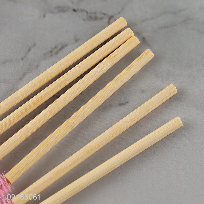 Good Quality Disposable Lash Brush Bamboo Handle Eyelash Brush