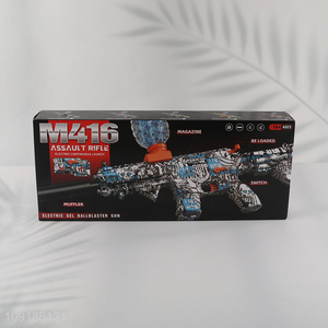 New Product M416 Manual Electric Gel Ball Blaster Gun Automatic Splatter Blaster