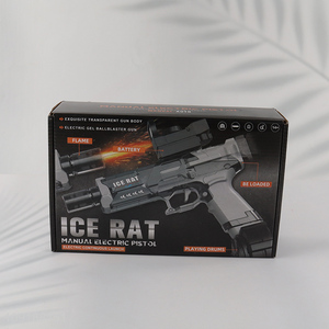 Wholesale Manual Electric Gel Ball Blaster Gun Electric Ice Rat Gun with Goggles