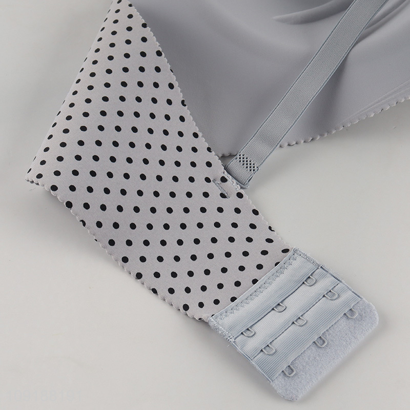 Hot Selling Womens Bras Fashion Polka Dot Printed Seamless Bras