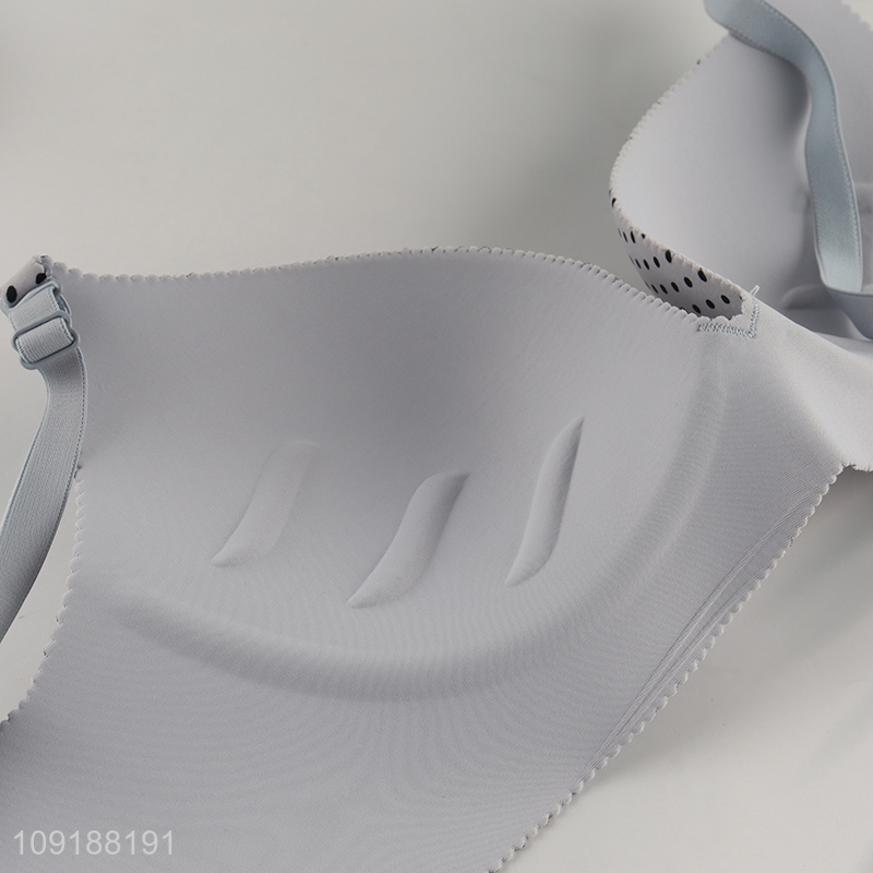 Hot Selling Womens Bras Fashion Polka Dot Printed Seamless Bras