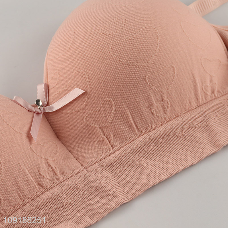 Good Quality Breathable Wireless Bras Padded Underwear for Girls