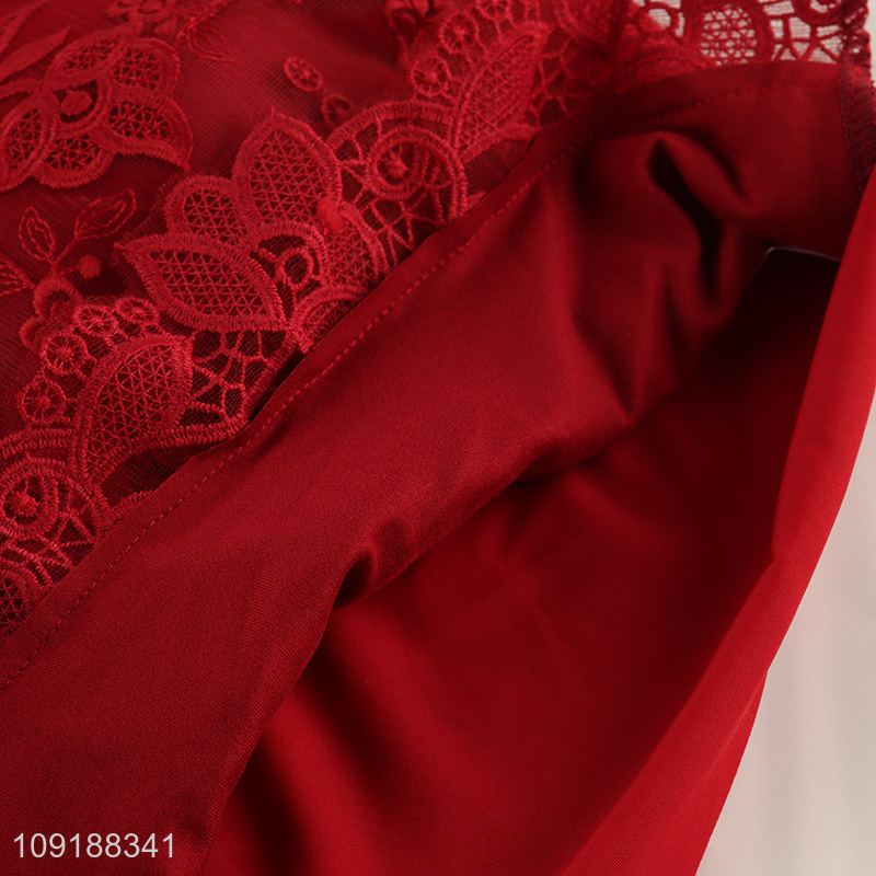 Hot Selling Women'S Strap Crop Top Sexy Lace Corset Crop Top