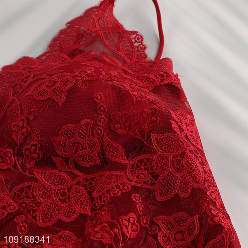 Hot Selling Women'S Strap Crop Top Sexy Lace Corset Crop Top