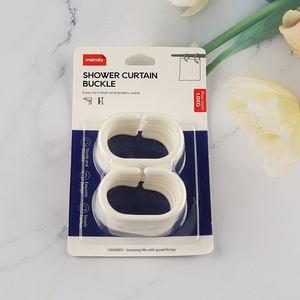 Good Quality 12 Pieces Plastic Shower Curtain Grommets for Shower Curtain