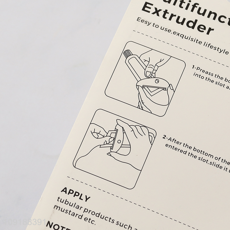 Wholesale 3 Pieces Plastic Toothpaste Tube Squeezers Medium Toothpaste Squeezers