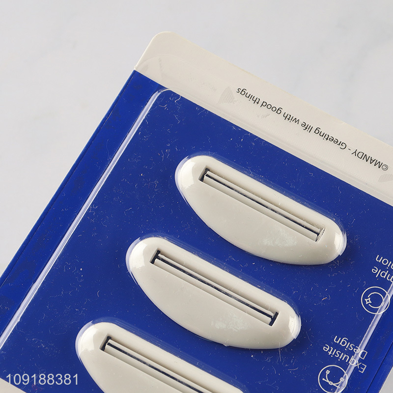High Quality 4 Pieces Plastic Toothpaste Tube Squeezers Small Toothpaste Squeezers