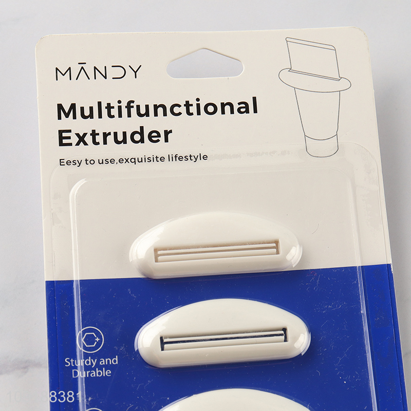 High Quality 4 Pieces Plastic Toothpaste Tube Squeezers Small Toothpaste Squeezers