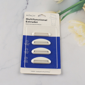 High Quality 4 Pieces Plastic Toothpaste Tube Squeezers Small Toothpaste Squeezers
