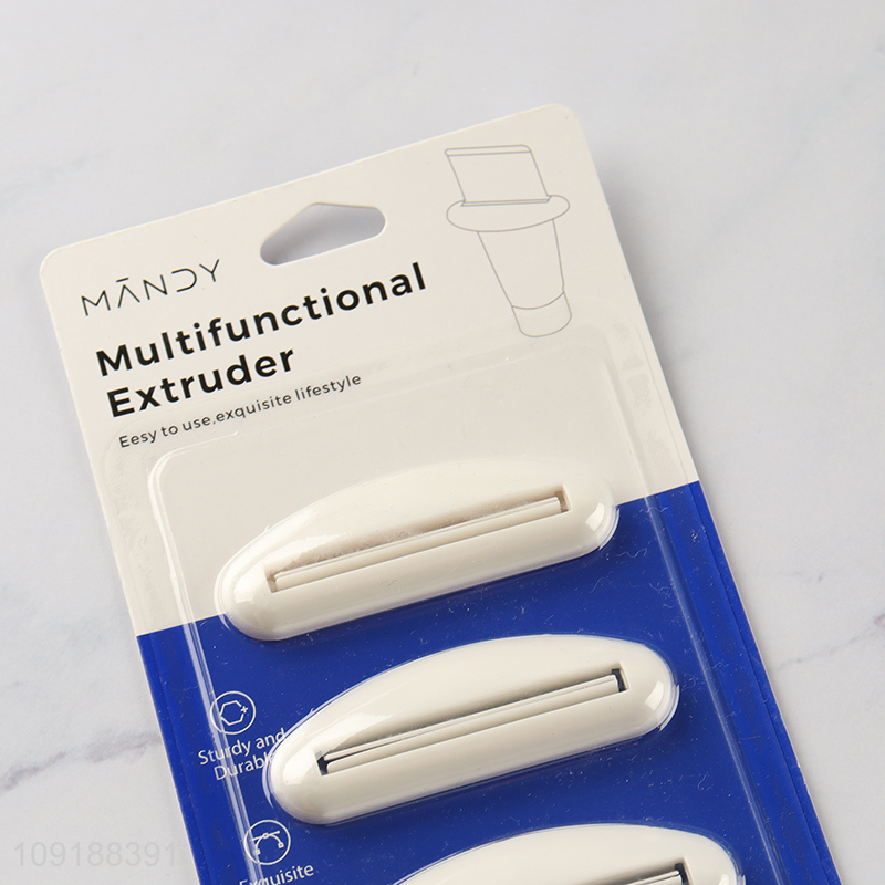 Wholesale 3 Pieces Plastic Toothpaste Tube Squeezers Medium Toothpaste Squeezers