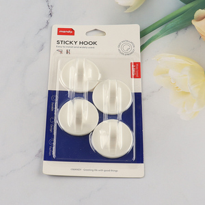 New Product 4 Pieces All Purporse Adhesive Hooks Wall Hanging Hooks