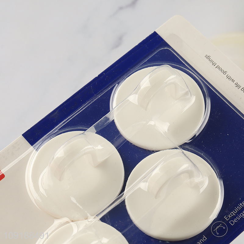 New Product 4 Pieces All Purporse Adhesive Hooks Wall Hanging Hooks