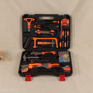 Hot selling professional 45pcs hardware tool kit with storage box
