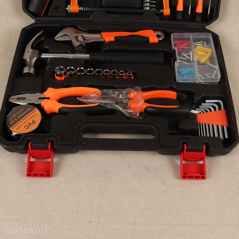 Hot selling professional 45pcs hardware tool kit with storage box