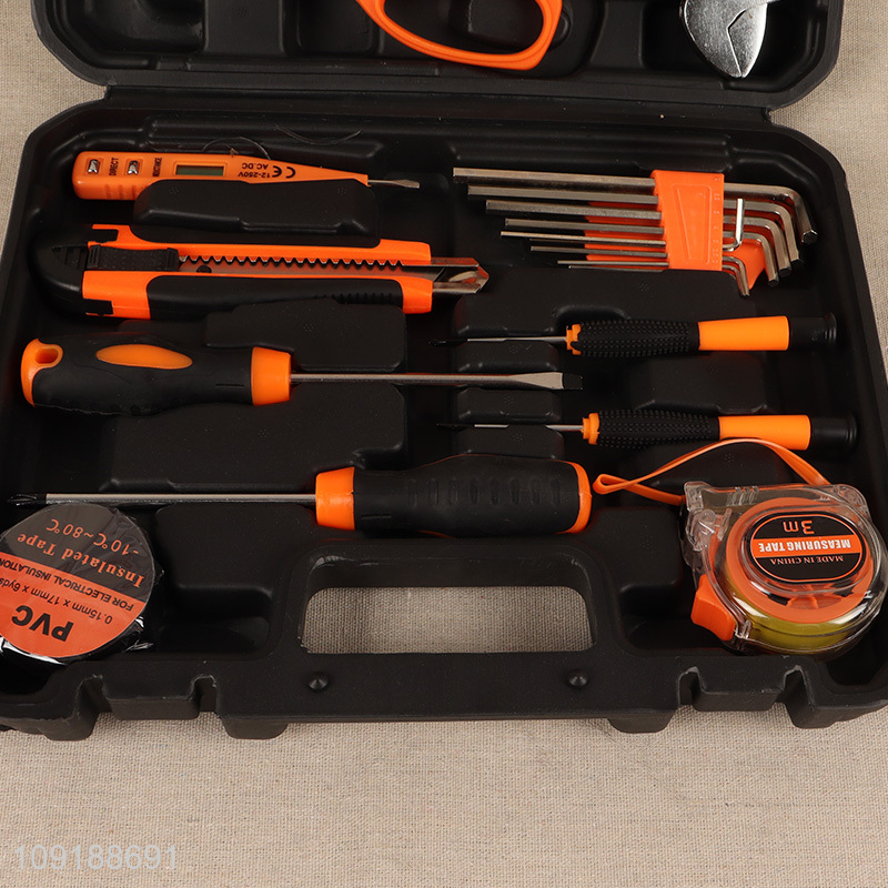 China factory 20pcs professional hardware tool kit with storage box