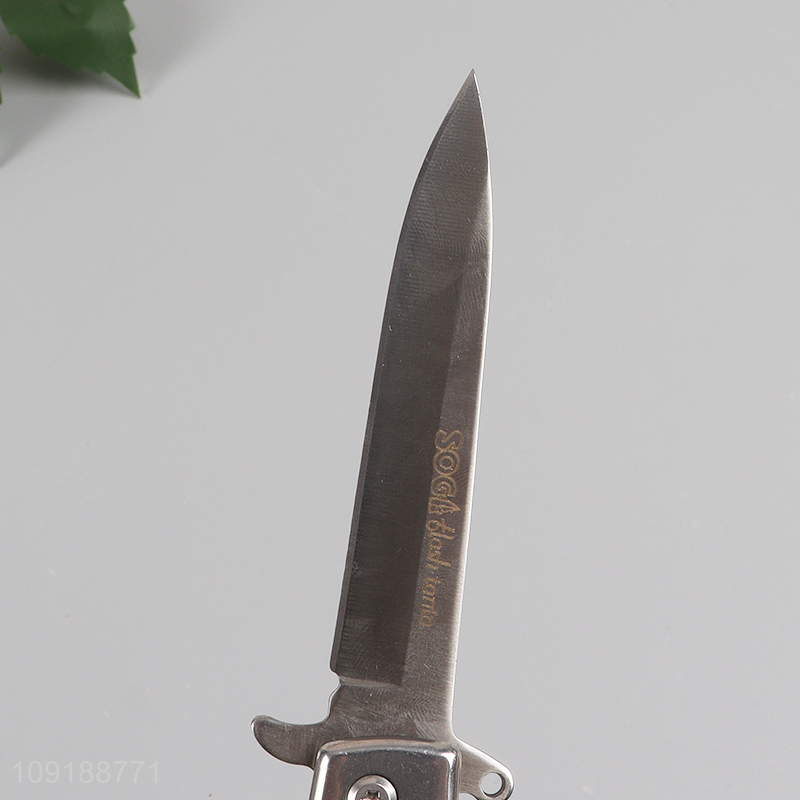 Popular products folding pocket knife tactical bushcraft knife camping knife