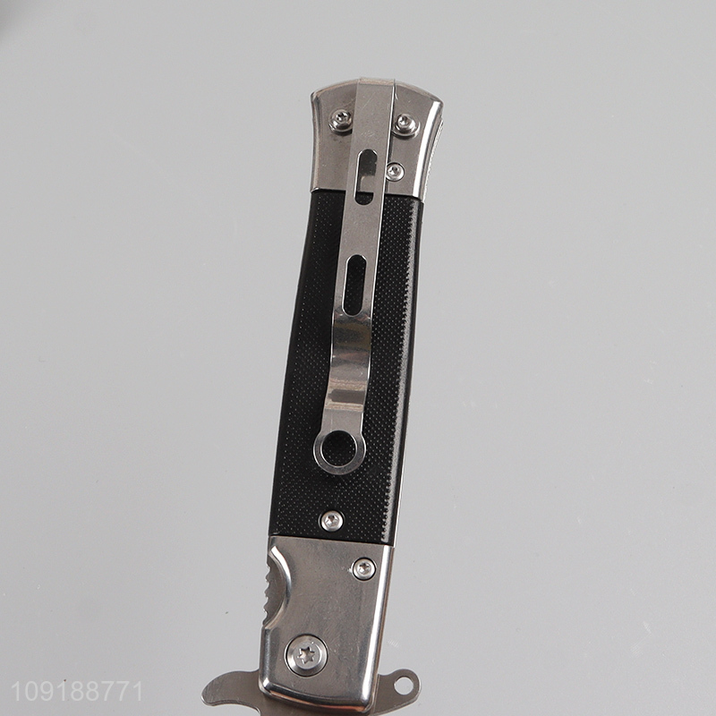 Popular products folding pocket knife tactical bushcraft knife camping knife