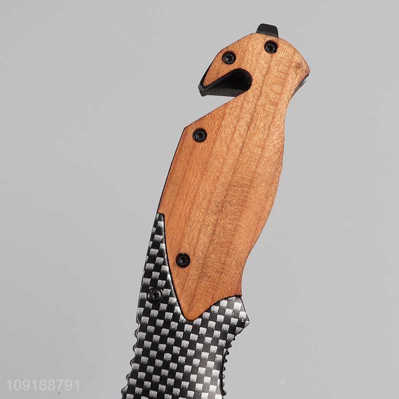 Good selling portable pocket knife tactical bushcraft knife camping knife