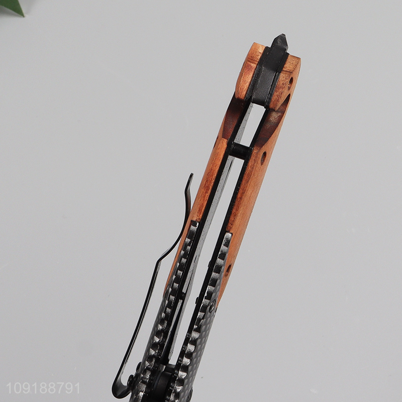 Good selling portable pocket knife tactical bushcraft knife camping knife