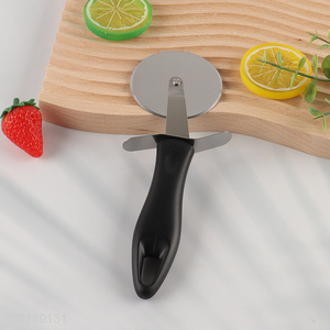 Online Wholesale Stainless Steel Pizza Cutter Wheel with Plastic Handle