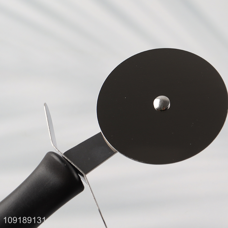 Online Wholesale Stainless Steel Pizza Cutter Wheel with Plastic Handle