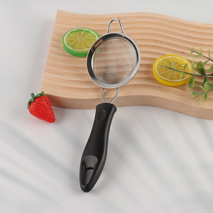 Good Quality Stainless Steel Fine Mesh Strainer with Handle for Kitchen