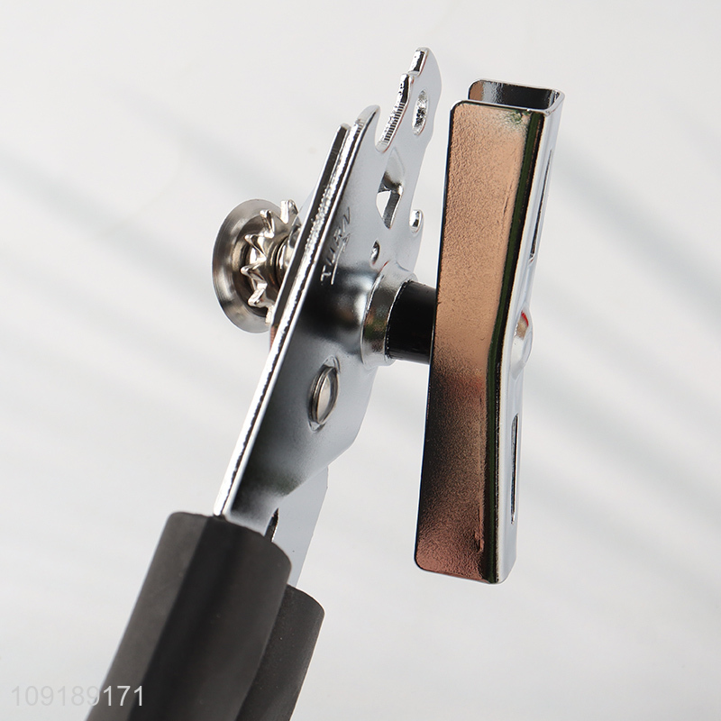 Hot Selling Stainless Steel Manual Can Opener with Non-Slip Handle