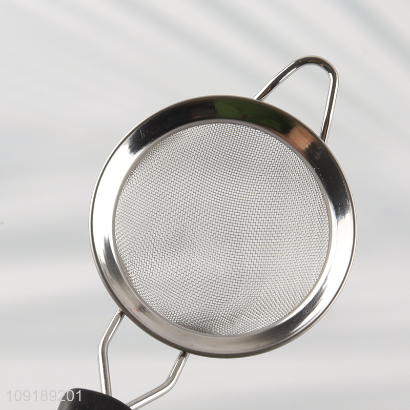 Good Quality Stainless Steel Fine Mesh Strainer with Handle for Kitchen