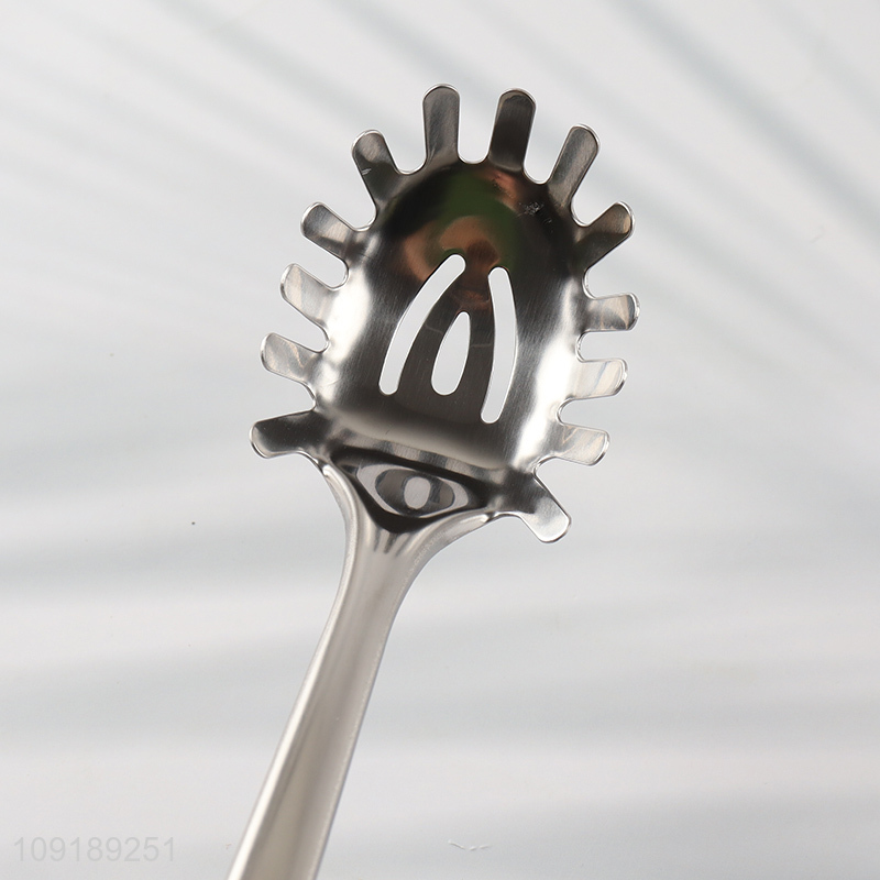 Factory Supply Stainless Steel Spaghetti Spoon Pasta fork Noodle Server