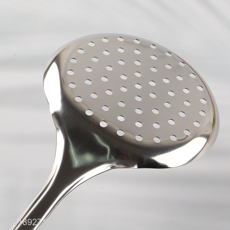 New Arrival Stainless Steel Cooking Skimmer Slotted Spoon Kitchen Utensils
