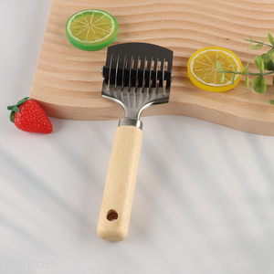 Wholesale Stainless Steel Noodle Lattice Roller Dough Cutter Spaghetti Maker