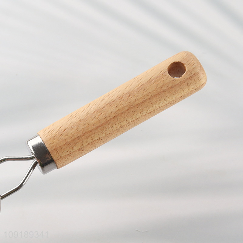 Wholesale Stainless Steel Fine Mesh Strainer Colander with Wooden Handle