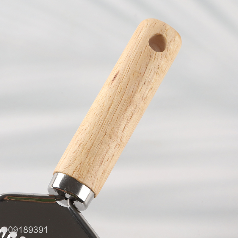 New Arriavl Stainless Steel Ginger Cheese Grater with Wooden Handle