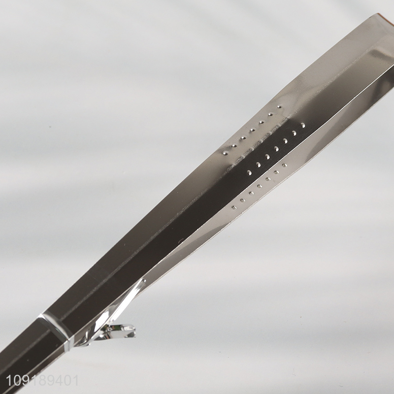 New Arrival 2-In-1 Stainless Steel Fine Mesh Strainer Kitchen Food Tongs