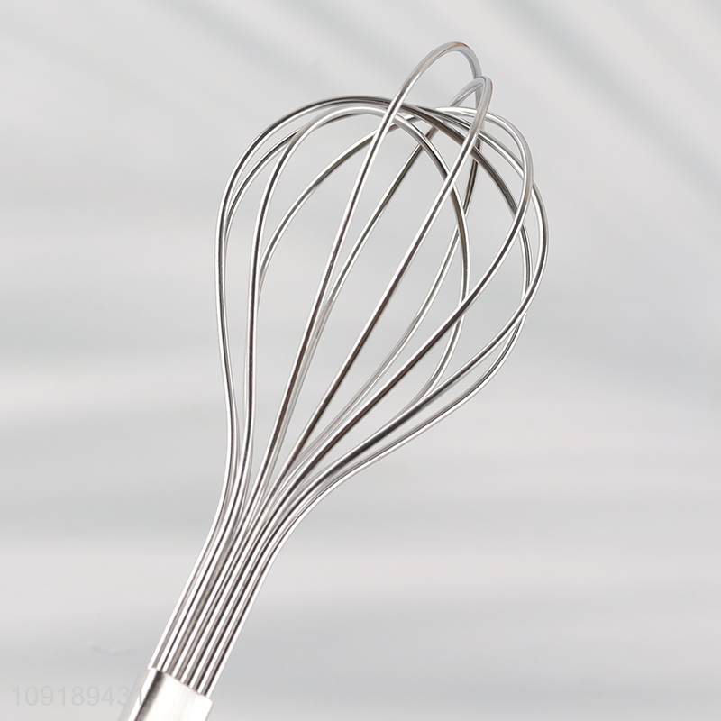 Good Quality 8 Inch Stainless Steel Manual Balloon Egg Whisk Baking Tools