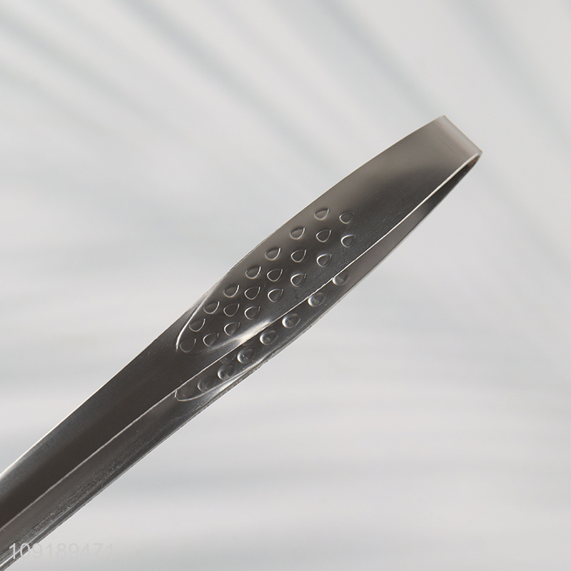 New Product 10 Inch Stainless Steel Food Tongs Grill Tongs Barbecue Tools