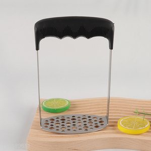 Factory Supply Heavy Duty Stainless Steel Potato Masher Kitchen Gadgets