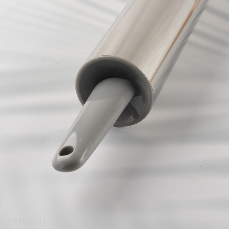 Online Wholesale Stainless Steel Rolling Pin for Baking Pizza Pie Cookie