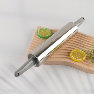 Online Wholesale Stainless Steel Rolling Pin for Baking Pizza Pie Cookie
