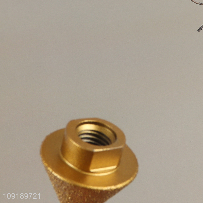 Good quality diamond brazing opening hole cone chamfer conical drill bits