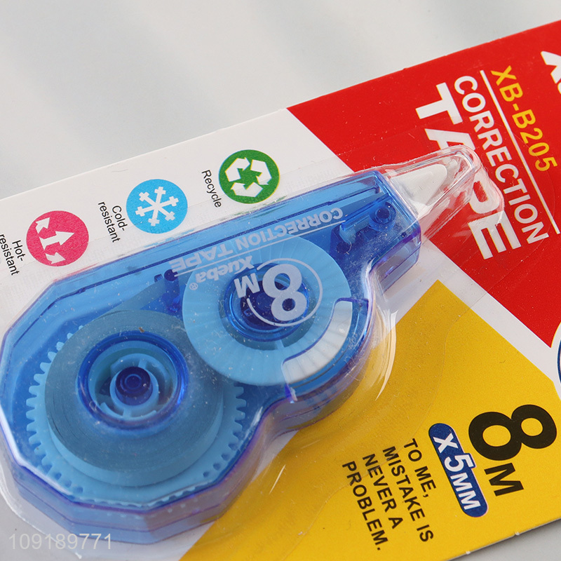 Factory Price 5mm*8m Non-Toxic Correction Tape Portable Students Stationery