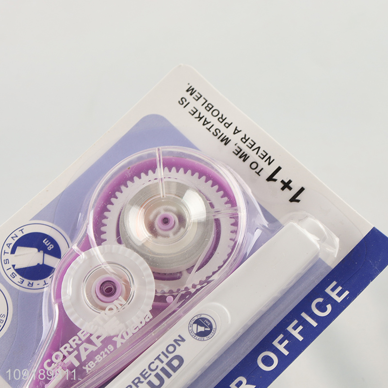 New Arrival Correction Tape and Correction Fluid Set School Office Supplies